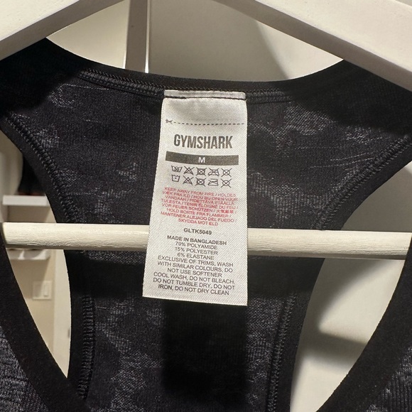 Gymshark grey camo tank top - Picture 3 of 5